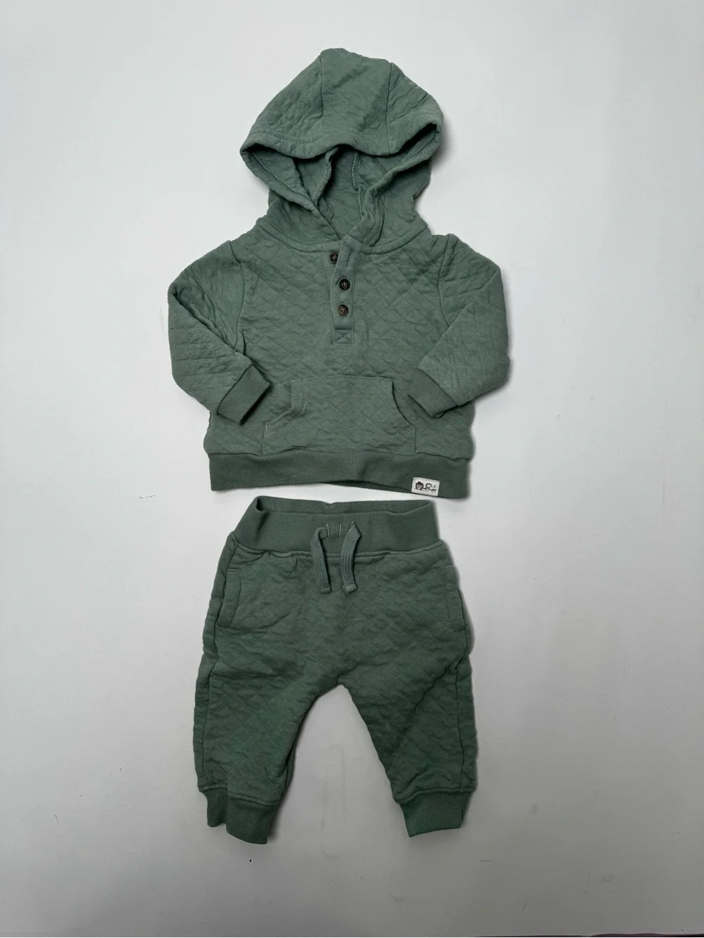 Infant Quilted Hoodie & Jogger Set